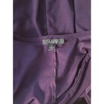 AUW  Shirt Top Womens L Solid Black Stretch Short Sleeves Comfy Stretch Blouse Photo 5