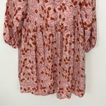 Free People Paper Hearts Mini Dress XS Pink Floral Photo 4