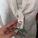 Lulus  Ivory Jacquard Collared Surplice Belted Long Sleeve Jumpsuit Womens XL NWT Photo 9