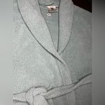 Kashwére Lounge Malibu shawl collar sea green Adult Robe sz large Photo 2