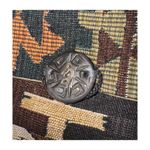 Kokopelli Tapestry Crossbody Purse Bag Southwestern Geometric Western Aztec Orange Photo 1