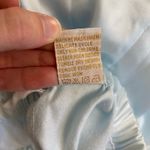 Vintage Barbizon Cuddleskin Pajama Set XL Blue Satin Lace Floral Embroidered Photo 13