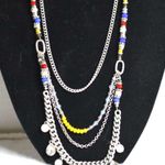Premier Designs NWOT  JESS Colorful Beads Multi Strand Crystal Teardrop Necklace Photo 0