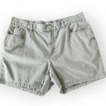 Tommy Hilfiger Vintage Olive Green High Rise Mom Shorts 12 Photo 0