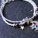 Absolutely Gorgeous Star and the Moon Adjustable Bracelet Photo 0