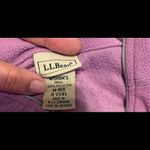 L.L.Bean  light purple pullover fleece size medium Photo 3