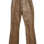 Abercrombie & Fitch tan the Skinny Ultra High Rise faux leather pants size 26 Photo 12