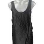 ZARA NEW Black Silky Satin Sleeveless Scoop Neck Cami Mini Tank Slip Dress Sz M Photo 0