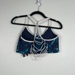 Savage X Fenty Women's Running Hot Low Impact Lace Up Sports Bra Sz XL Blue Photo 5