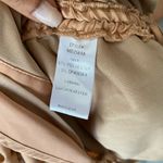 Mable sz S tan silky blouson mini cocktail dress‎ Photo 7