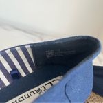 CL by Laundry  Navy Blue Open Toe Wedges Size 7M Photo 6