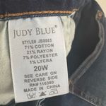 Judy Blue  Front Seam Skinny Fit Jeans Dark Denim‎ Women's 20W JB8863 EUC! 0353 Photo 9