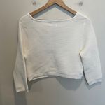 LPA - Rora Sweater Pearl White Ribbed Cropped Classic Preppy Revolve Photo 4