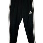 Adidas  Black And White Striped Track Pants Size Medium Photo 0