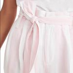 Madewell Pink Stripe Paper Bag Pants Photo 4