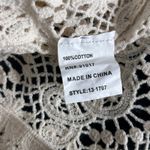 Solitaire Crochet Lace Top Cream Small Photo 8