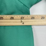 Catherines Womens Top 2X Green 3/4 Sleeve Mature Office Lightweight Blouse Flowy Photo 5