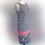 Mario Serrani  Italy Geometric Print Sheath Dress‎ Size 12 NWOT Photo 5