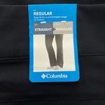 Columbia Black Straight-Leg Pants Water and Stain resistant Photo 8