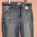 Cello  Jeans Women's Juniors Mid Rise Bootcut Jeans Medium Wash. Size 7/28 Photo 2