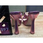 Jessica Simpson Sempira Women's 6 M Pink Patent Leather Slip-On Platforms Heels Photo 3
