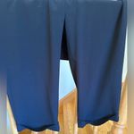 Chico's Black Capri Dress Pants Roll Tab Cuff Sz 1.5 Zipper Front Pockets Photo 12