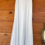 Lulus  Beautiful Grace White Mesh Strapless Bustier Tulip Maxi Dress Bridal Sz XL Photo 4