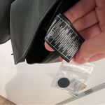 BB Dakota NEW  Women's Vegan Leather Button Down Mini Shirt Dress Black Photo 10