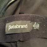 Betabrand  Black Faux Leather Front Legging Pants Size XLS-Petite Photo 2