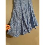Charter Club  Blue Print A Line Skirt Vintage Size 8P Photo 2