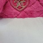 Juicy Couture Les's Get Cozy Crossbody Pink Flash Faux Fur Photo 11