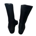 Eileen Fisher  Dahlia Knit Stretch Block Heel Ankle Booties Shoes Black Size 10 Photo 3