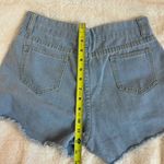 Light Blue Distressed Ripped Denim Y2K Jean Shorts Size 28 Photo 7
