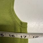 Vintage Silk Blend Green Sweater Vest Size 10 Photo 3