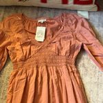 Rust Orange Long Sleeve Dress Photo 0