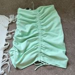 ZARA Mint green Ruched skirt Photo 0