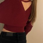 Tobi Burgundy sweater Photo 5
