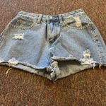Super down rhinestone jean shorts size 25 Photo 1