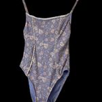 Shade & Shore  Floral lavender Lace one piece bathing suit XS Photo 1