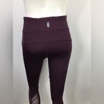 Free People  Movement High Rise Mesh Panel Leggings Plum Size XS Photo 7