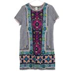 Anthropologie  Akemi & Kin Kaleidoscope Sweater Knit Short Sleeve Dress Medium Photo 1