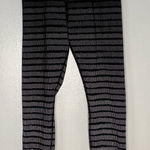 Lorna Jane NEW  Rapid Core Full Length Black and White Stripe Ombré Leggings | S Photo 0