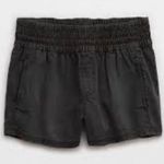 Aerie  COTTON SMOCKED ELASTIC WAIST GRAY SHORTS XL Photo 0