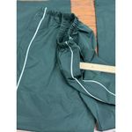 NEW Green Jogger Pants Unisex Stripes Zip Hem Athletic Retro Sport Vintage Track Photo 5