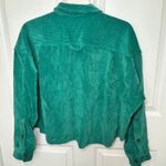 BDG  Urban Outfitters Corduroy‎ Cropped Jacket Green XS Button Down Shacket Photo 6