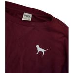 PINK - Victoria's Secret Victoria’s Secret PINK maroon cropped long sleeve thermal Photo 1