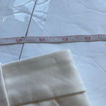 ZARA  High Rise shorts Cream Gold Buttons Front Seam Pleated Size S Photo 4