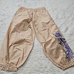 NWOT Free People Movement Baller Embroidered Pants Pacific Sand Size XS & Small Blue Photo 4