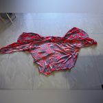 a.n.a  Orange/Red Duster Coverup beach resort pool, lightweight plus size SM floral Photo 10