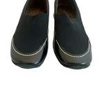 Sesto Meucci Italy Black Slip-On Loafers Comfort Patent Stretch Size 8 Women's Photo 2